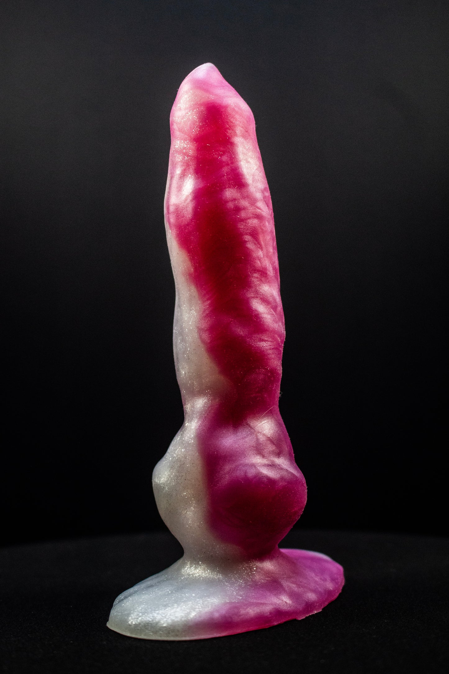 mini kolvar, wolf inspired dildo, knotty,